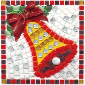 Christmas Glass Mosaic for Interior Decoration