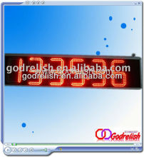 outdoor gps digital led clock