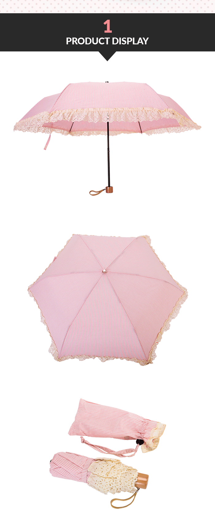 main parapluie pliant folding umbrella hand carry