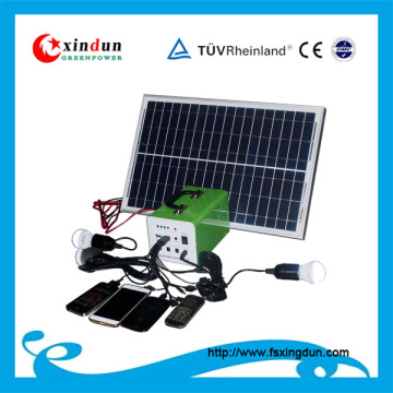 Portable solar energy home solar panel kit