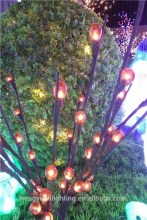 40L Rice Bulb Christmas Ground Insert Light with Ball Decoration Light