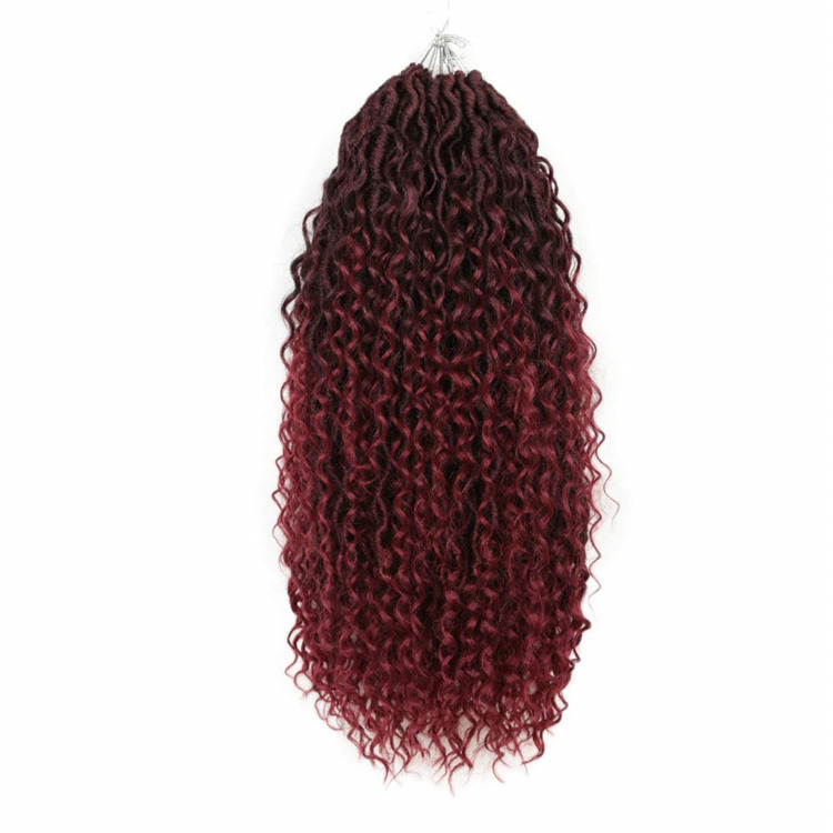 River locs Faux Locs Crochet Hair Braids Goddess River Locs Ringlet Synthetic Hair Extension