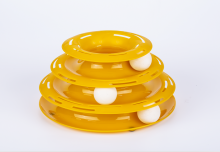 Plastic pet toy Roller Tracks Tower Ball Game