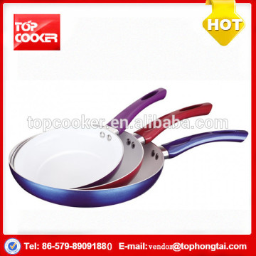 Green Pan Aluminium Metallic Painting Fry Pan Set