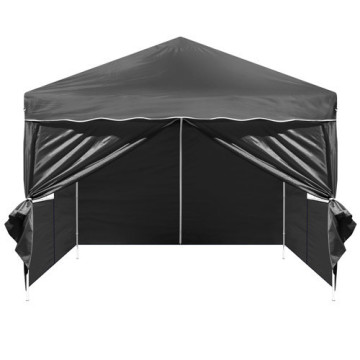 Black Commercial Tent for Event Promotions and Foldable Marquees