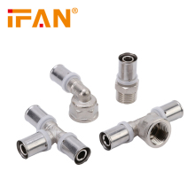 IFAN Plumbing: 16-32mm PEX Brass Press Fittings for Water Connection