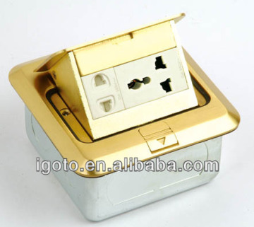 CCC IS09001 floor socket 1 gang sockt+ MF socket