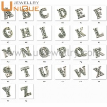 Initial letters floating charms