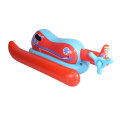 Piscina personalizzata galleggiante in aereo rosso galleggiante spiaggia