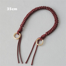 Multi-Color Wax Rope Handbag with Phone Lanyard