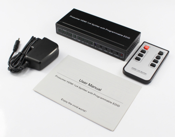 HDMI Splitter Toslink Edid 1 x 4