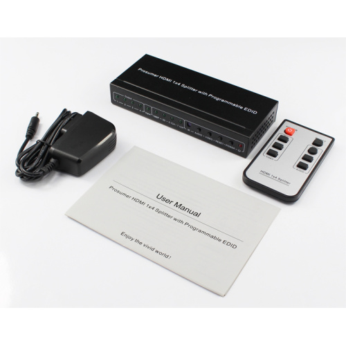 HDMI Splitter Toslink Edid 1 x 4