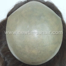 Injected 0.08mm pu skin base toupee