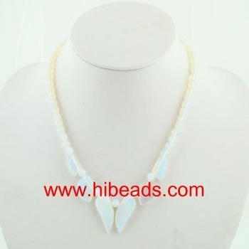 opal gemstone,gemstone necklace GMN0162