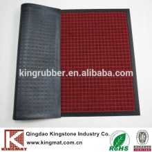 Shoe scraper mat clean room mats custom door mat