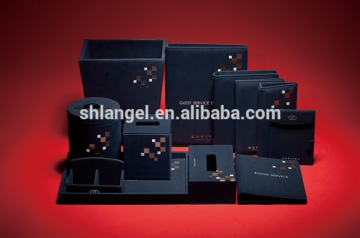 Hotel Leather Products, Hotel Guest Room Leather Products, PU Leather sets