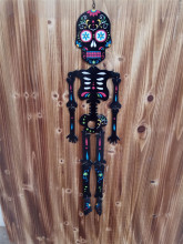 Terror Wooden Human Skeleton Hanging