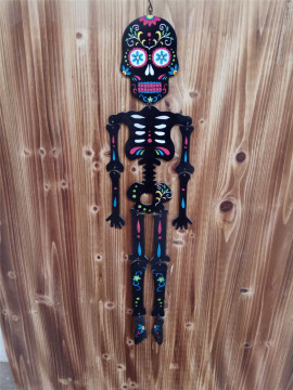 Terror Wooden Human Skeleton Hanging