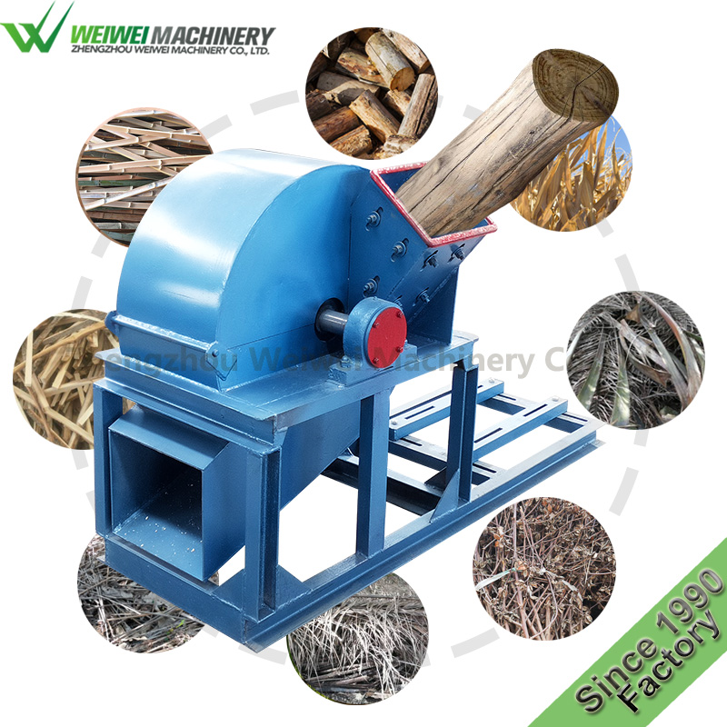 Weiwei capacity 3t wood chipper recycled wood crushing machine