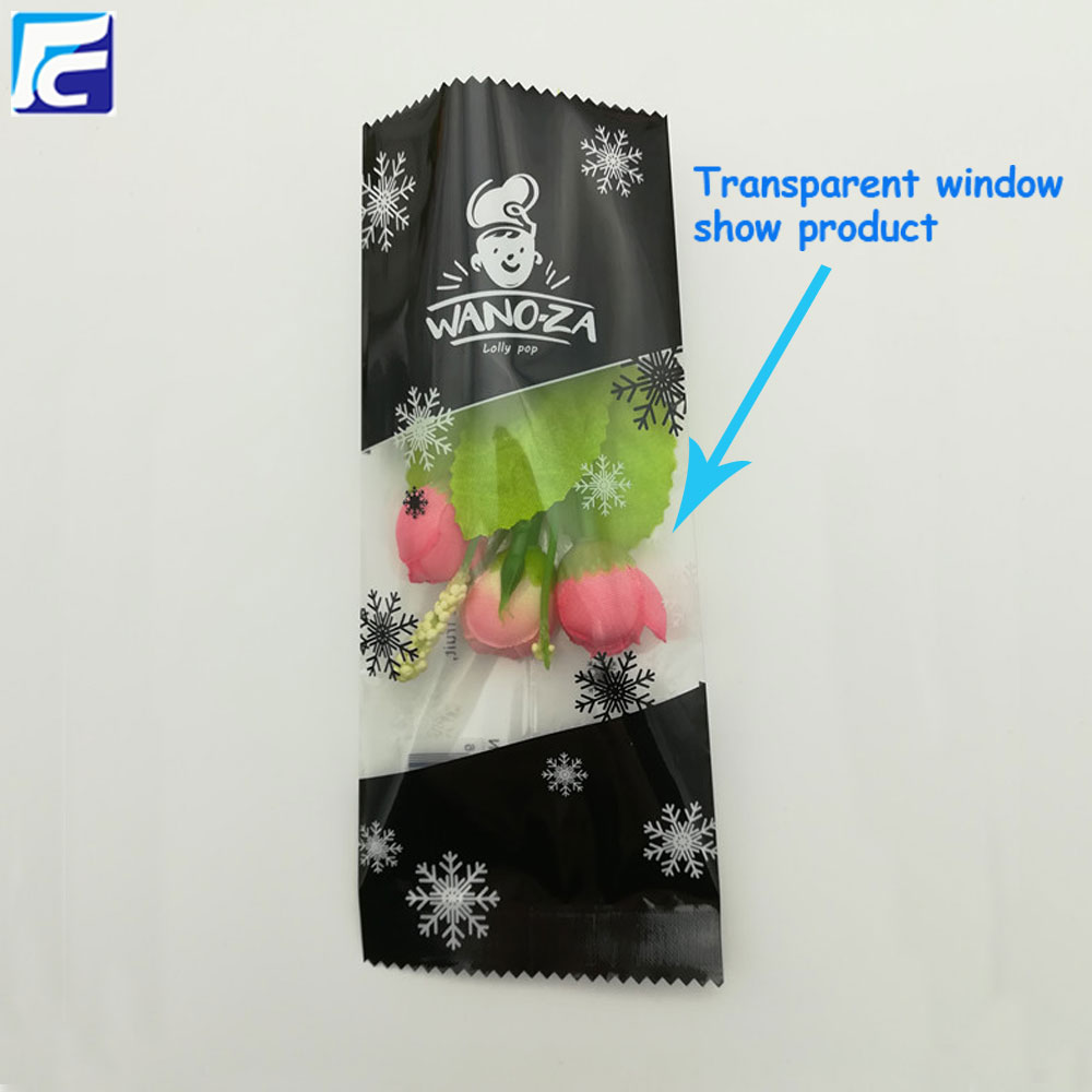 Custom printed ice lolly popsicle wrapper pop bags