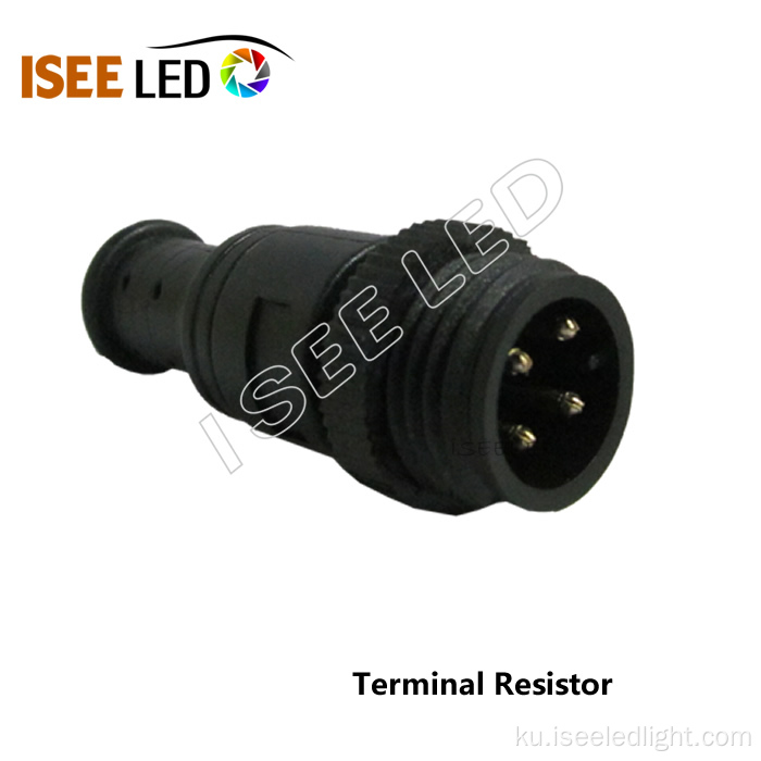 Resistorê Termînalê 4 Pin Dmx LED amûrê