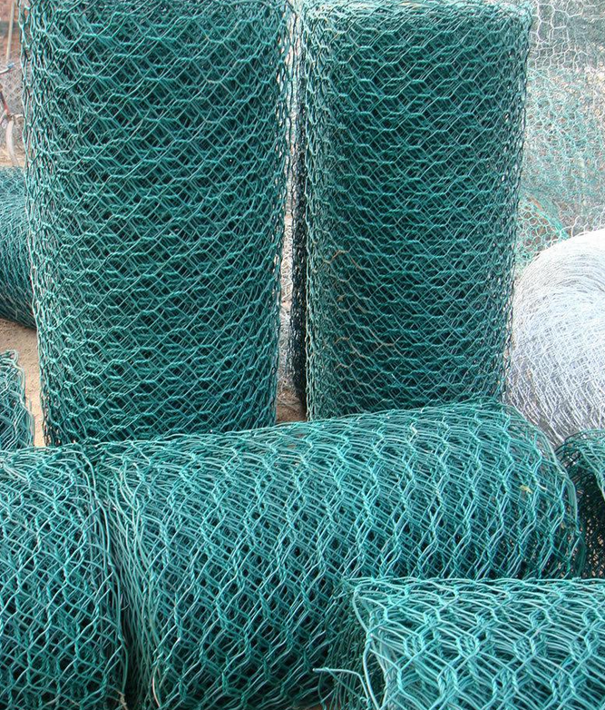 Galvanisé & PVC Hexagonal Gabion boîte