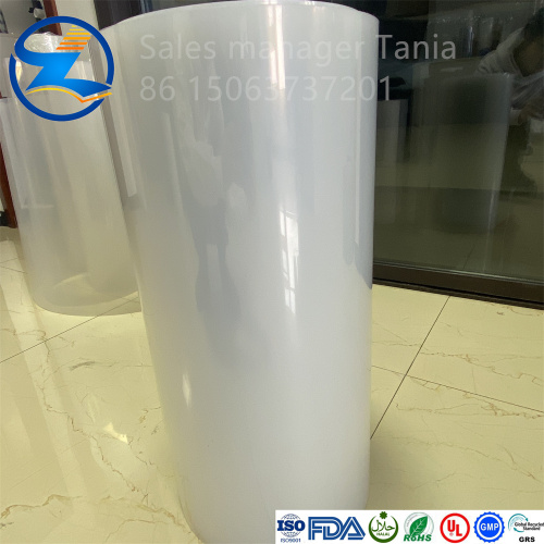 Folha de PP translúcida branca translúcida de 0,62 mm de alta qualidade