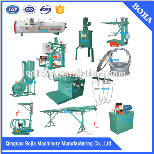 reclaim rubber production machinery in qingdao tire retreading machine