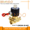 2W200-20 Válvula solenoide de agua normalmente abierta de 3/4 &#39;&#39; 24 V