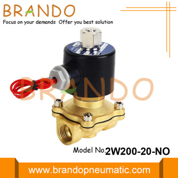 2W200-20 3/4 &#39;&#39; normaal open watersolenoïdeklep 24V