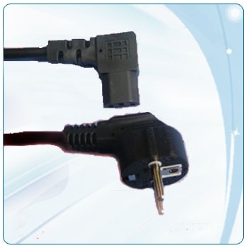 VDE power cord with socket Computer power Cord set