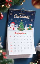 Festive Christmas Calendar Gift for Holiday Joy