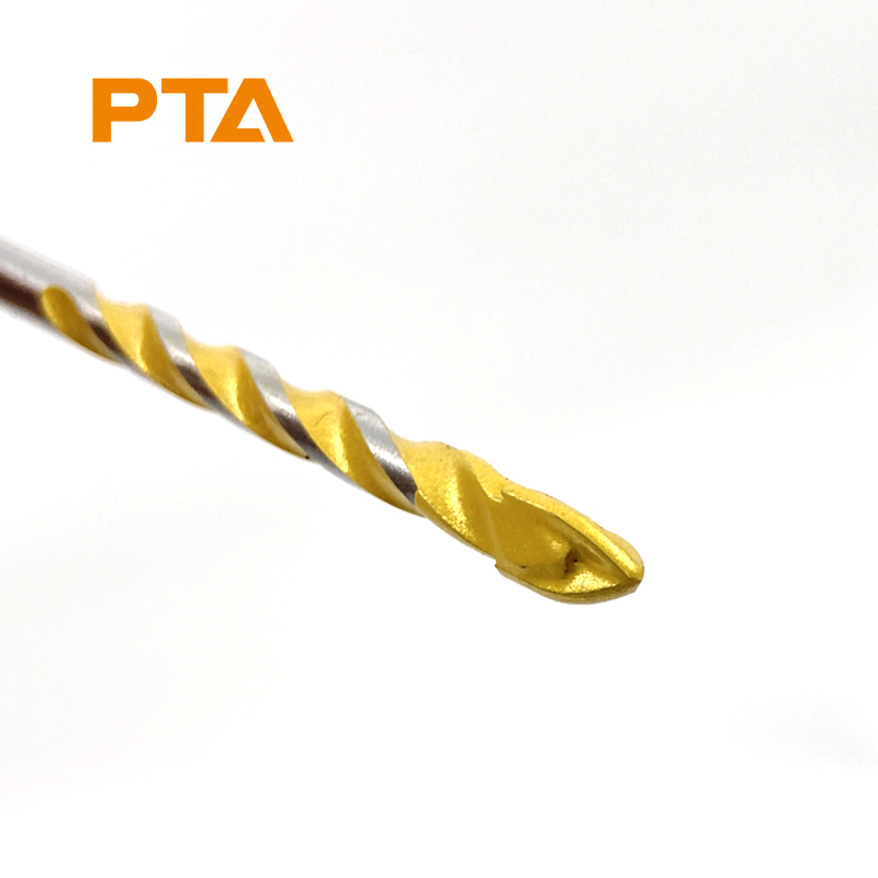 Triangle Shank Multi Purpose 3 Cutting Edge Construction Drill Bits for Glass Ceramic Porcelain Tile