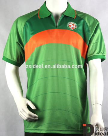 Cool dry sublimation sports shirt/ sublimation polo t shirt/promotional sublimation polo shirt