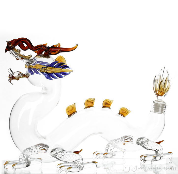 Dragon şekilli Şarap Viski ve Bourbon Decanter