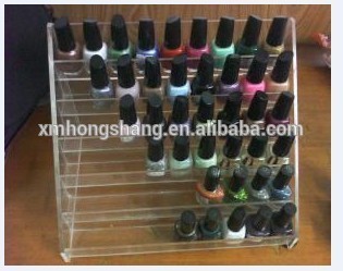 fashion design acrylic cosmetic display racks makeup countertop stand