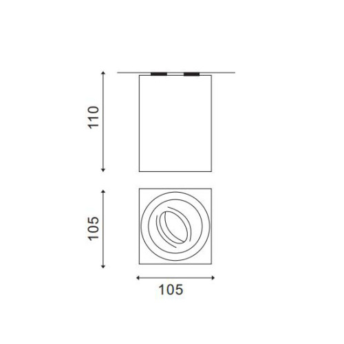 LEDER Powerful White 3W LED Downlight