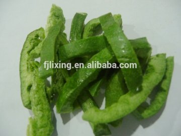 Chinese FD green pepper strips for instant foods healthy foods