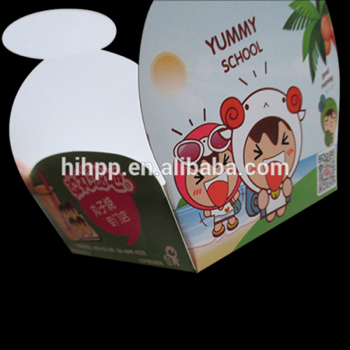 Nice Quality Beef Burger Box Paper Box Fast Food Packaging Paper Box