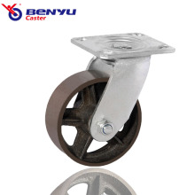 Heavy Duty Swivel Caster Cast Iron Wheels
