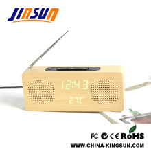 FM Radio with LED Alarm Clock