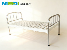 Stainless Steel Slat Flat Hospital Bed, Medical Flat Bed, Custom Made