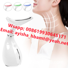 Neck and Face Rejuvenating Device - Multifunctional LED Light Therapy Massager