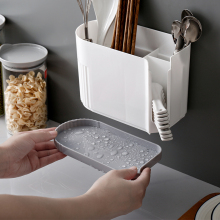 Multi Functional Plastic Basket Chopsticks Spoons Knife and Cutlery Storage Holder Stand