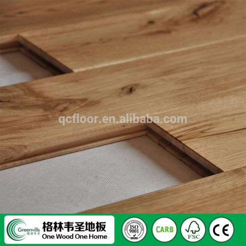 natural wooden flooring oak solid with size 1200RLX125X18mm
