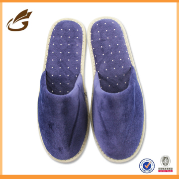 wholesale close-toe house guest fleece bedroom slippers