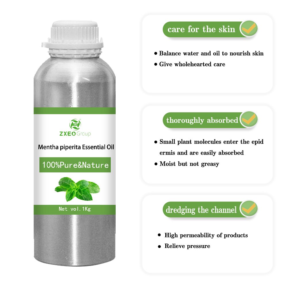 Pure Mentha Piperita Mint Bio Oils Wysoka jakość hurtowni organicznych olejków z mięty pieprzowej masaż do masażu ciała aromaterapia