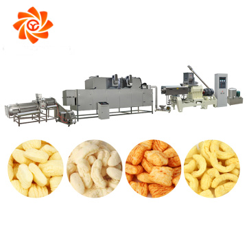 Puff corn cheese ball extruded snack machine