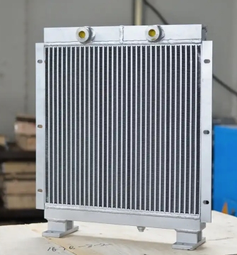 Oil-gas air compressor cooler system