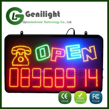 Fine process open led sign board